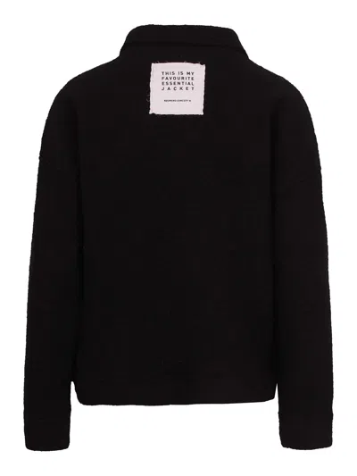 Noumeno Concept Jacket With Buttons In Black