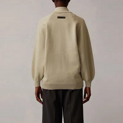 Essentials (wmns) Fear Of God  Ss22 Zip Knit Cardigan Wheat In Multi