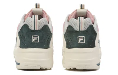 Fila Ray Tracer Low Top Running Shoes White/pink/green In Multi