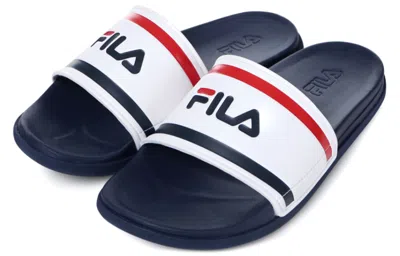 Fila Upper Sports Slipper Navy In Multi