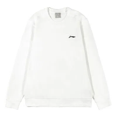 Li-ning Basic Logo Sweatshirt 'white'
