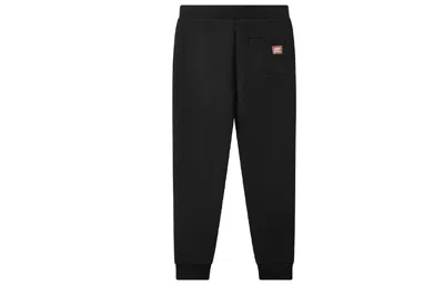 Fila Embroidered Knit Bundle Feet Sports Pants Black