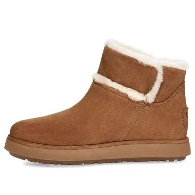 Ugg (wmns)  Classic Mini Spill Seam Blvd Snow Boots Brown In Multi