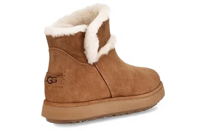 Ugg (wmns)  Classic Mini Spill Seam Blvd Snow Boots Brown In Multi