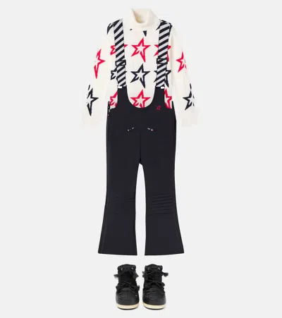 Perfect Moment Merino Wool Rollneck Sweater In Multi