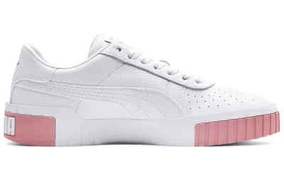 Puma (wmns)  Cali Skate Shoes 'white Pink' In Multi
