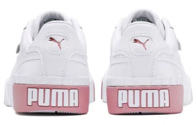 Puma (wmns)  Cali Skate Shoes 'white Pink' In Multi