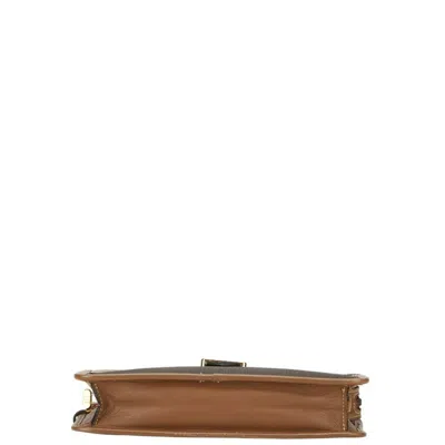 Pre-owned Dunhill Brown Pvc Leather Clutch Bag ()