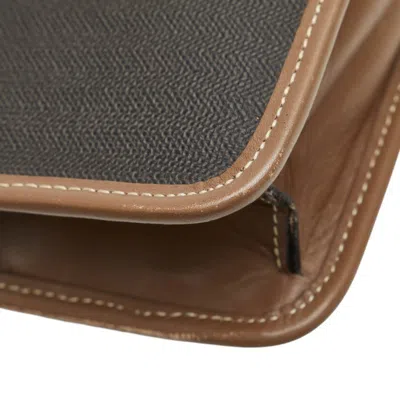 Pre-owned Dunhill Brown Pvc Leather Clutch Bag ()