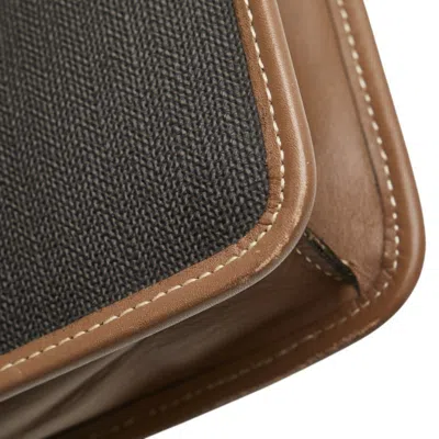 Pre-owned Dunhill Brown Pvc Leather Clutch Bag ()