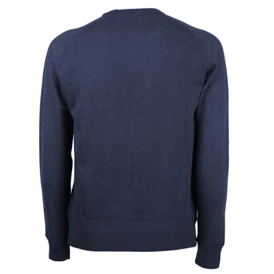 Emilio Romanelli Blue Cashmere Men Men's Sweater In Blue