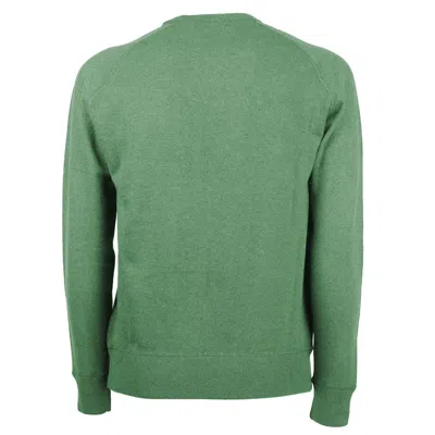 Emilio Romanelli Green Cashmere Men Sweater In Green