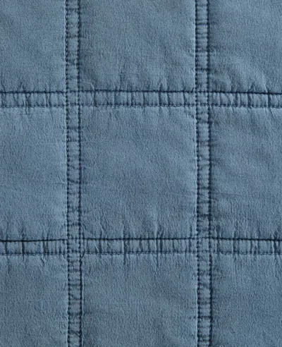 Kenneth Cole Stonewashed Quilt Set In Blue