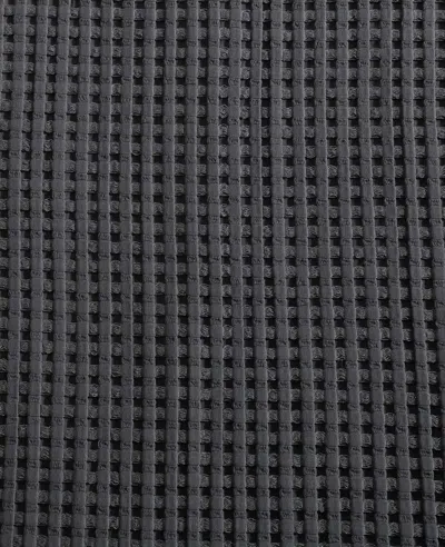 Kenneth Cole Solid Waffle Duvet Set In Black