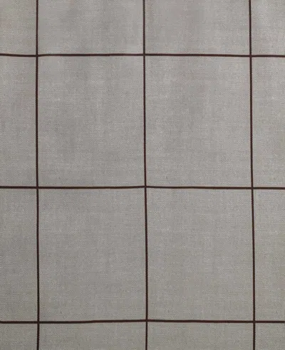 Kenneth Cole Holden Grid Comforter Set In Gray