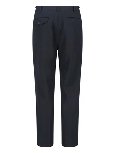 Comme Des Garçons Homme Deux Straight Trousers In Blue