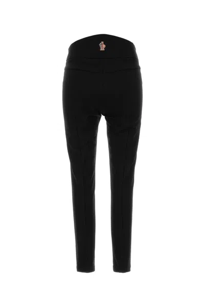 Moncler Grenoble Black Stretch Polyester Blend Pant