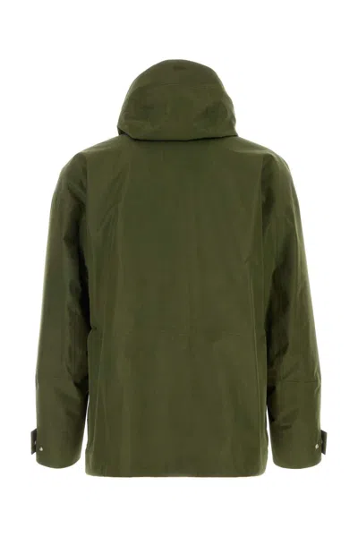 Herno Hooded Casual Jacket In Green