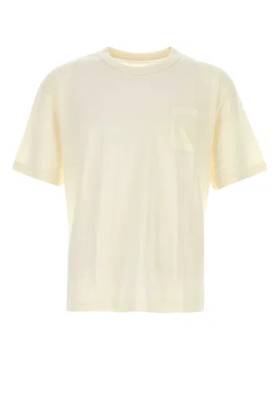 Visvim Ivory Wool T-shirt In Neutral
