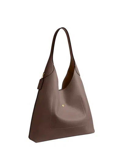 Coach Dark Stone Brooklyn Shoulder Bag 39 In Gray