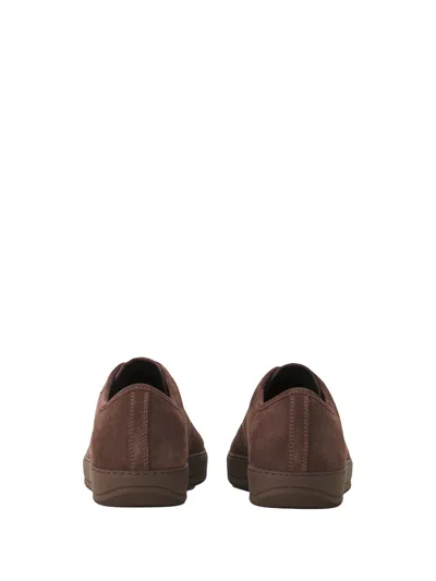 Lanvin Dbb1 Suede And Patent Leather Sneakers In Multi