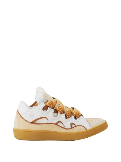 Lanvin Chunky Sole Cut-out Sneakers In Multi