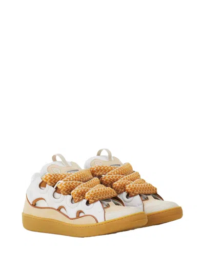 Lanvin Chunky Sole Cut-out Sneakers In Multi