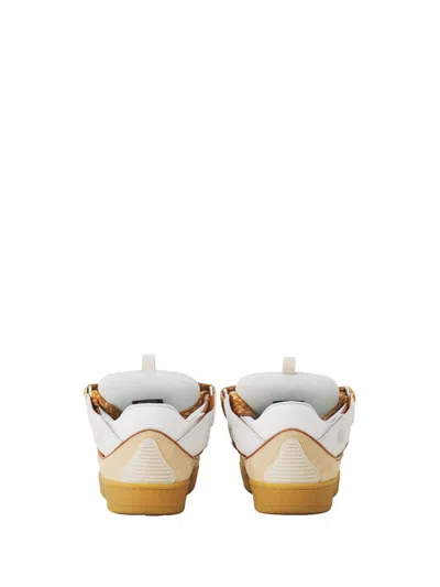 Lanvin Chunky Sole Cut-out Sneakers In Multi