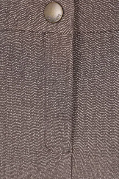 Burberry Trousers In Silver