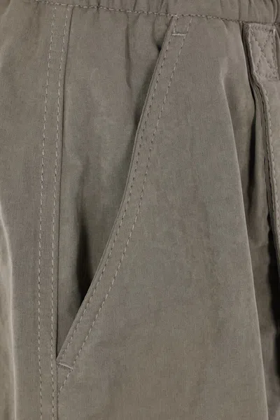 Dolce & Gabbana Dual-waistband Wide-leg Cargo Trousers In Green