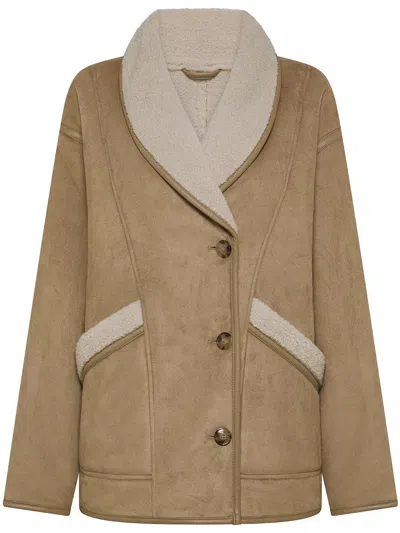 Seventy Faux Fur Clothing In Brown