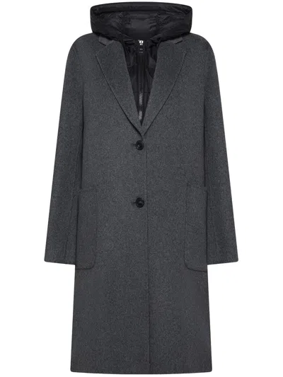 Seventy Double-faced Hooded Coat In Gray