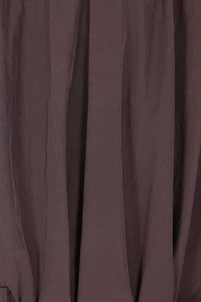 Sportmax Hooded Belted Trench Coat In Brown
