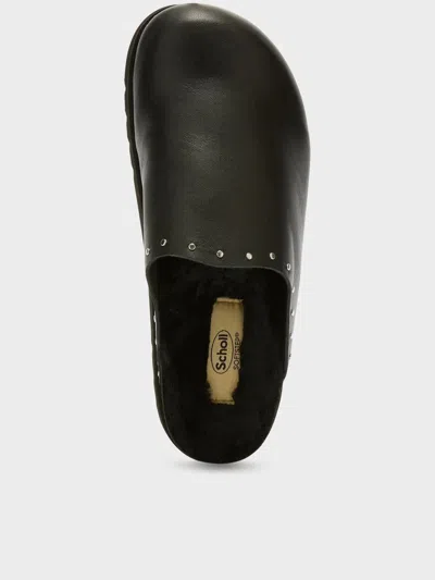 Scholl Fae Studs Shoes In Black