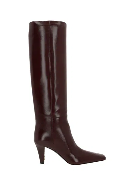 Saint Laurent Boots In Red