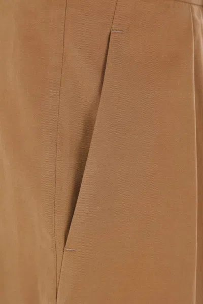 The Row Trousers In Brown