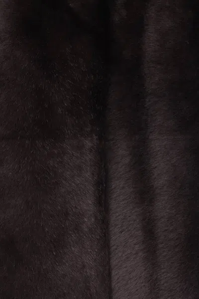 Yves Salomon Coats In Gray