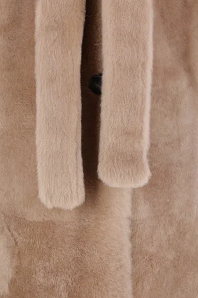 Yves Salomon Coats In Neutral