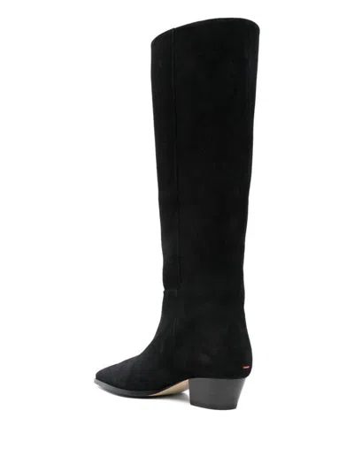 Aeyde Medea Pointed Boots In Black
