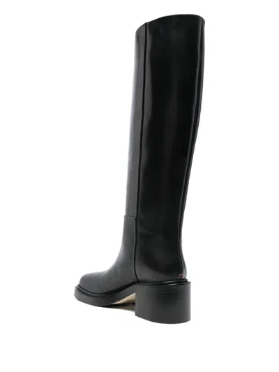 Aeyde Block-heel Boots In Black