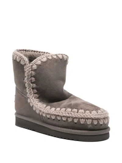 Mou Eskimo 18 Double Face Sheepskin Boots In Multi