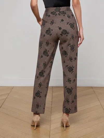 L'agence Rebel Flocked Trouser In Multi