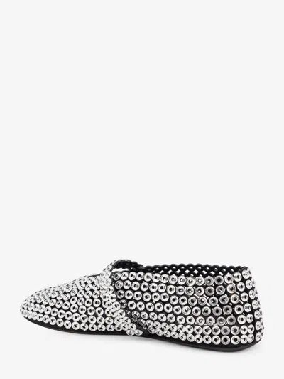 Alaïa Alaia Women Ballet Flats Suede And Rubber Ballerinas With Glass Eyelets In Multi