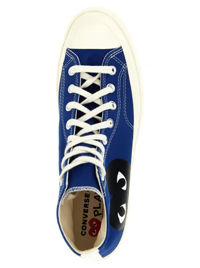 Comme Des Garçons Play Play Converse Cotton High Sneakers In Multi