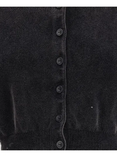 Alexander Wang Women Polo Cardigan Crop In Blue