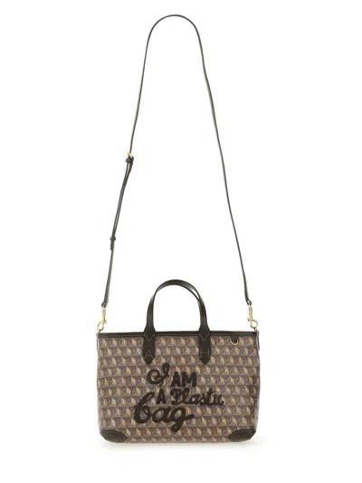Anya Hindmarch Women Borsa Tote "i Am A Plastic Bag" Xs In Brown