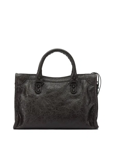 Balenciaga Le City Handbags Brown In Brown