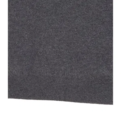 Balenciaga High Neck Sweater Lateral Zip Detail In Gray