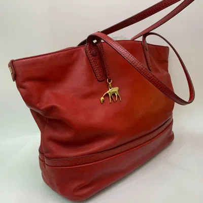 Bally Women Pre-loved Bag Very Good Condition In Red