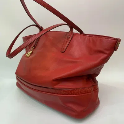 Bally Women Pre-loved Bag Very Good Condition In Red